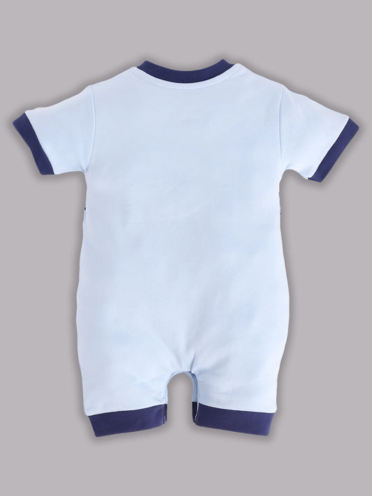 Half Sleeves Round neck Romper/Summer clothes/Creeper/new born/infent wear/ for Baby Boys 100% Pure Cotton-NAVY