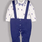 Designer Rompers for Baby Boys 100% COTTON-NAVY