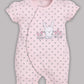 Half Sleeves Romper/Sleepsuit for Baby Girls 100% Pure Cotton-PINK