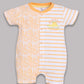 Half Sleeves Round neck Romper/Summer clothes/Creeper/new born/infent wear/ for Baby Boys 100% Pure Cotton-YELLOW