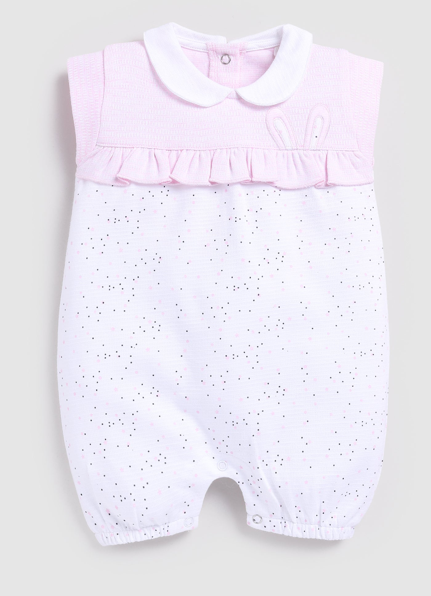 Comfy Summer Baby Girl Romper-Pink