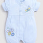 Girl's cute butterfly romper-Sky Blue