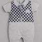 Half Sleeves Round neck Romper/Summer clothes/Creeper/new born/infent wear/ for Baby Boys 100% Pure Cotton-GREY