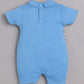 Half Sleeves Round neck Romper/Summer clothes/Creeper/new born/infent wear/ for Baby Boys 100% Pure Cotton-ROYAL