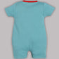 Half Sleeves Round neck Romper/Summer clothes/Creeper/new born/infent wear/ for Baby Boys 100% Pure Cotton-GREEN