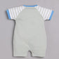 Half Sleeves Romper for Baby Boys 100% Pure Cotton-BEIGE