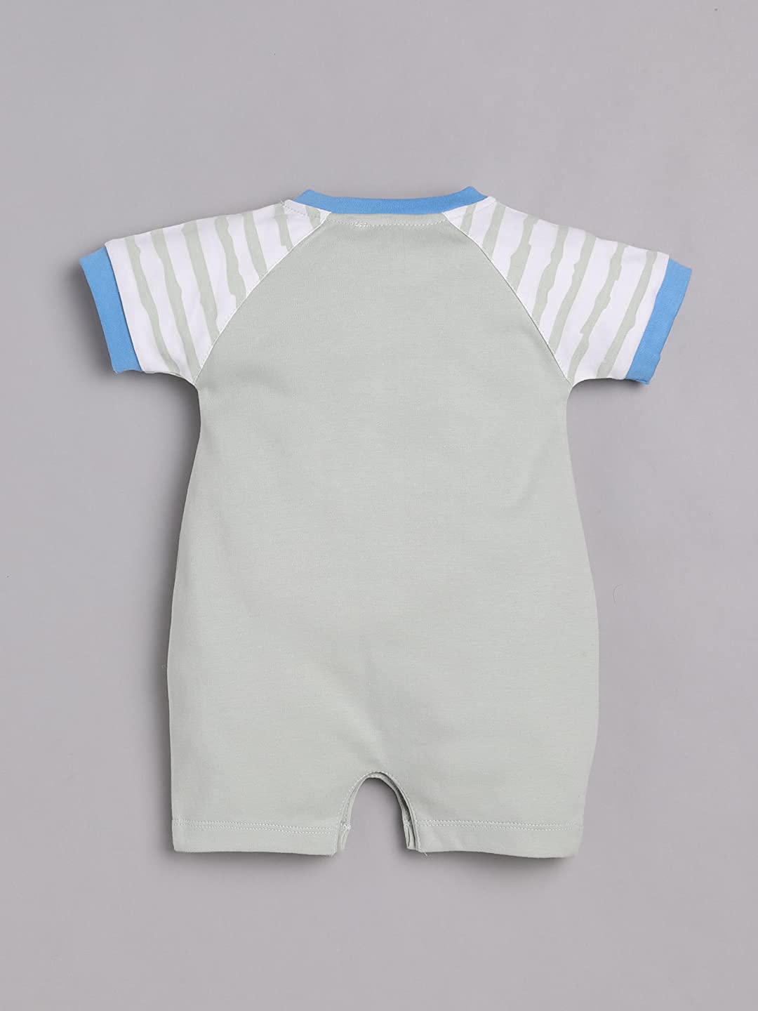 Half Sleeves Romper for Baby Boys 100% Pure Cotton-BEIGE