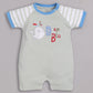 Half Sleeves Romper for Baby Boys 100% Pure Cotton-BEIGE