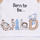 Half Sleeves Romper for Baby Boys 100% Pure Cotton-SKY