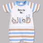 Half Sleeves Romper for Baby Boys 100% Pure Cotton-SKY