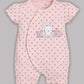 Half Sleeves Romper/Sleepsuit for Baby Girls 100% Pure Cotton-PEACH