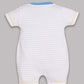 Half Sleeves Round neck Romper/Summer clothes/Creeper/new born/infent wear/ for Baby Boys 100% Pure Cotton-SKY