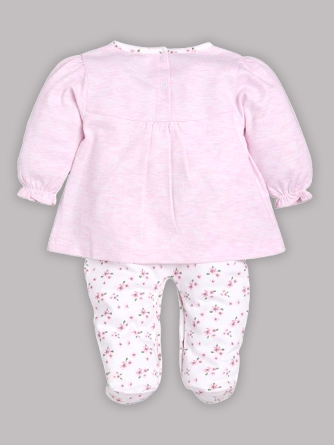 To Cute Full Sleeves Rompers/Bodysuit/Sleepsuit for Baby Girl-PEACH 100% Pure Cotton