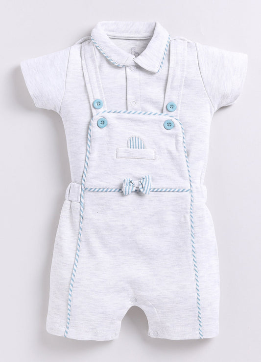 Baby Boy Comfy Dungaree-Mellange