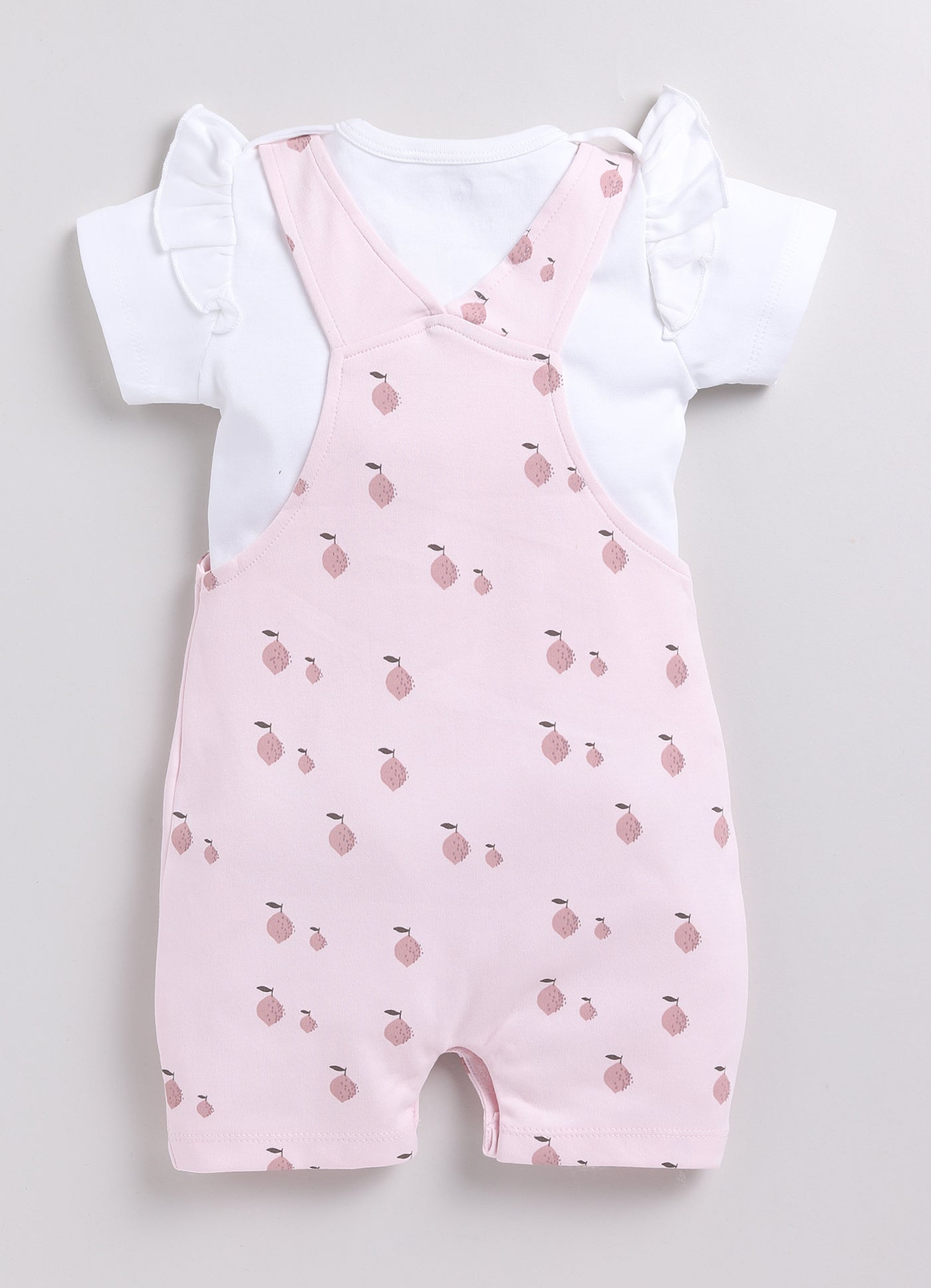 Comfy Summer Baby Girl Dungaree-Pink