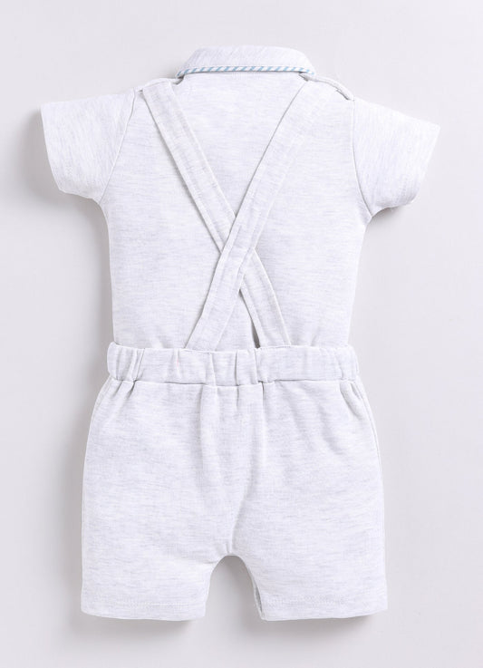 Baby Boy Comfy Dungaree-Mellange