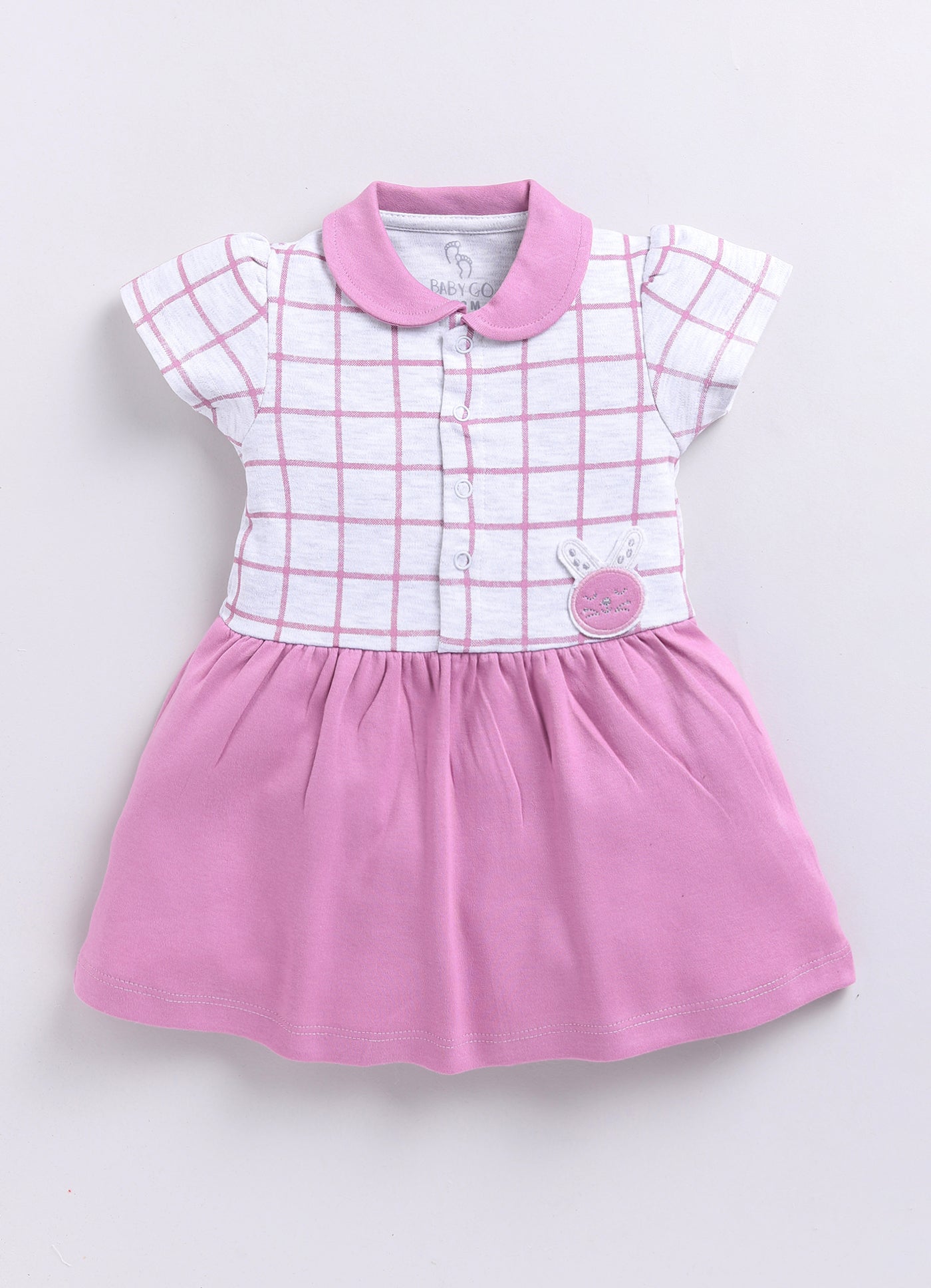 Baby Girl Comfy summer baby frock-Lavender