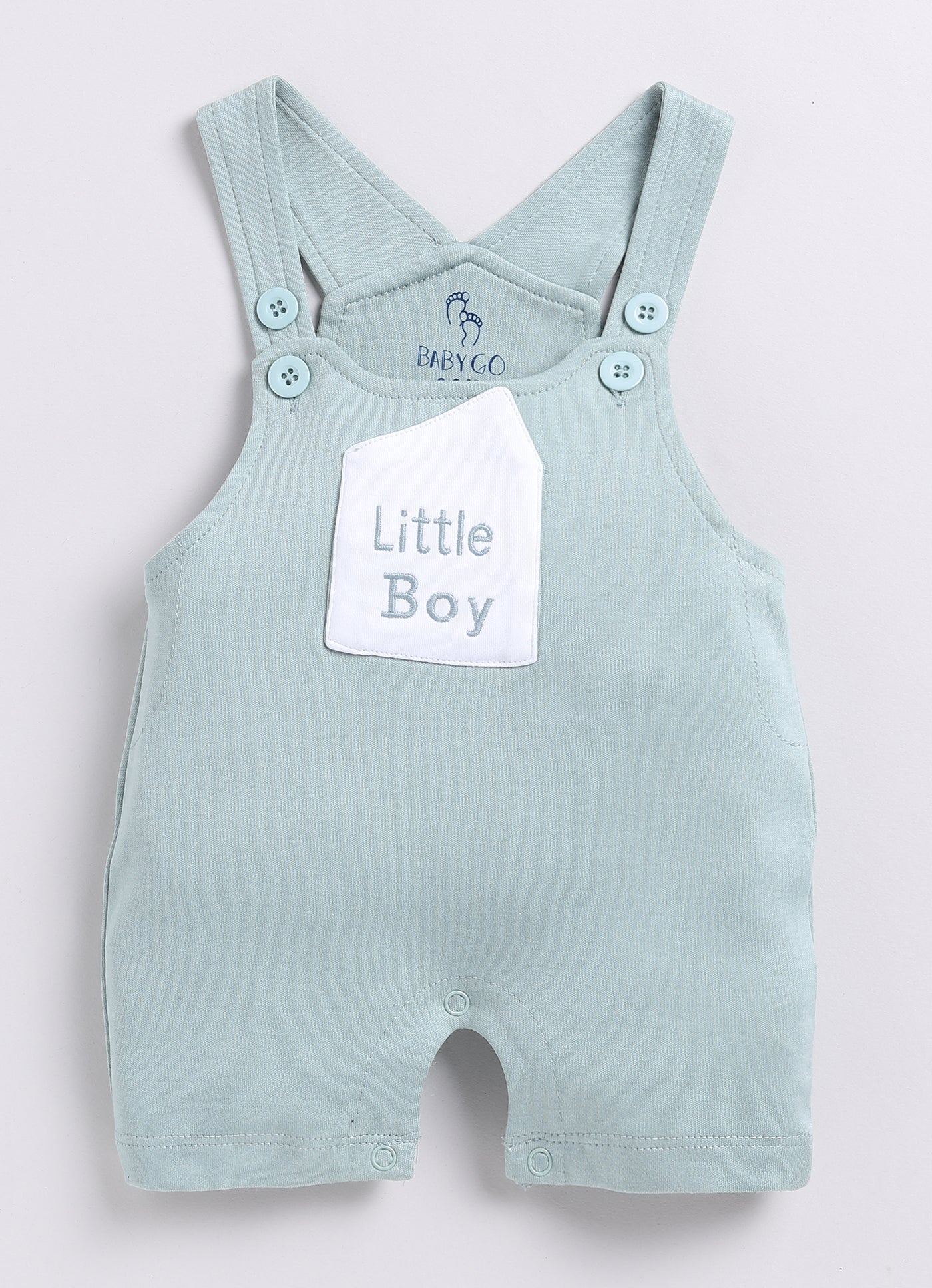 Designer Baby Boys Dungaree-Lightgreen